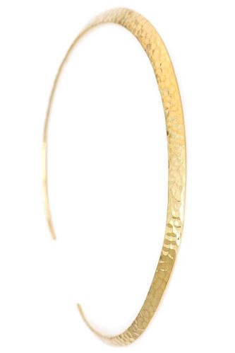Middelalder halssmykke, torc DVALA, messing, Ø ca. 12,5 cm