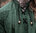ATO - handvävd skjorta, grön melerd