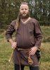 ORVAR - Viking - Middelaldertunika av bomull, brun