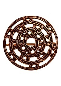 Vikingerbroschen HAGAL af bronze