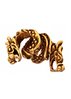 DRACO - Skäggpärla,tvåhövdad drake i brons