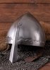HARDING - Normandisk hjälm, läderinlay,1,6 mm stål