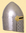 Hjelm SUGAR LOAF,  håndsmedet i 1,6 mm stål