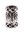 KVALIN, skjeggperle, spiral / rute, 925-sølv