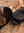 MERCHANT - Vildlæderveske , brun eller sort
