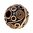 VIKING pärla GRANULATION  med spiraler i brons