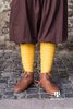 AKI  - vikinger leggbånd, ull, gul