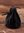 Sort Læderpung - sort rulæder