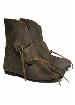 SNORRE Vikingstøvlen, brunt læder
