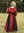 Rød/sort middelalder nederdel for børn