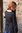 LISA Middelalderbluse  - bomull, svart