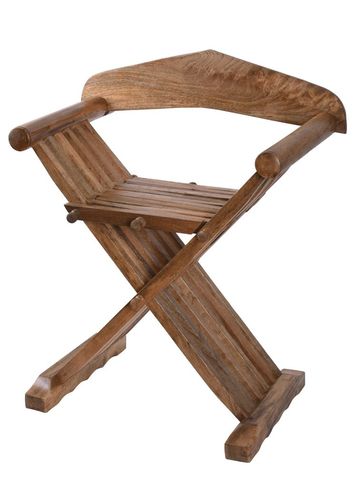 THROND - Middelalder foldbar stol med ryglæne