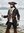 Pirat EDWARD, brun bomull, canvas