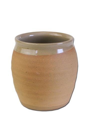 Historisk middelalderbeger, 0,5 l, keramik glasert.