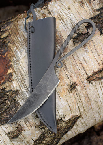 SMIDD - Handsmedet vikingekniv, ca. 21 cm