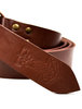 Läderbelte THORS HAMMARE,4 cm,brun
