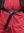 Läderbälte, ca.190 * 4 cm, brun, svart, röd