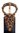 Vikingerbælte SMOLENSK, sort  / brun læder, 3 cm