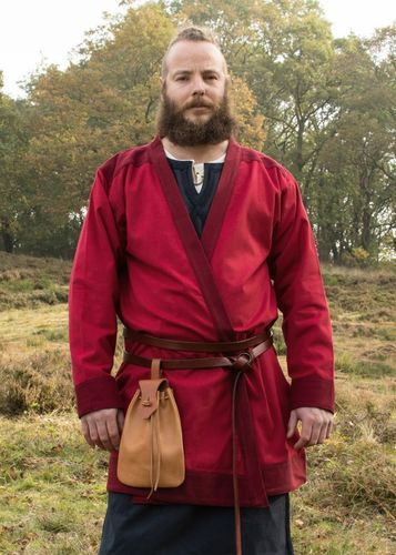 BJØRN, middelalder viking kaftan rød