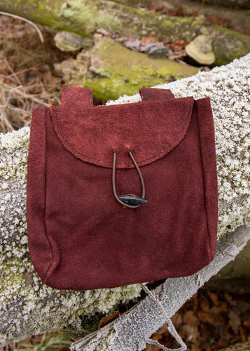 Lædertaske - L, brun eller sort