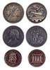 LARP, 30 mynter ROMAN, SET med lærveske