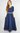 ANNKLEIN Middelalderkjole med pyntebånd, blå