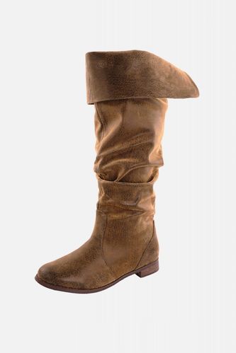 William KIdd - støvler, brun antik kunstlæder