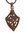 Viking amulett ORTBAND,  försilvrad brons
