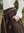 Vid middelalder nederdel, bomuld brun