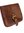 Klassisk bæltetaske, sort / brun læder