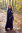 MARIT, damkjole med trompetærmer - svart