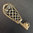 Liten brons vikinga nyckel, brons eller sölv