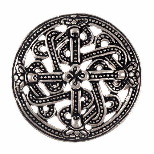 FINLAND Vikingbrosje, sølvbelagt,Ø ca. 4 cm