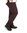 ARVO - linningsbukse, elastisk snøring, brun