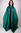 ERNA, medeltida mantel med broderi, grön