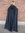 ERNA, medeltida mantel med broderi, svart