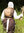 LENA - middelalder selekjole, brun bomull