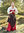 LENA - middelalder selekjole, rød bomull