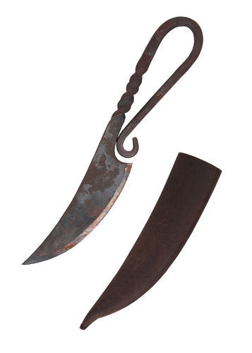 SERENA - Middelalderkniv, håndsmedet, total ca. 22 cm