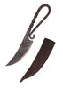 Medeltida kniv, handsmidet stål, ca.22 cm