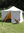 HERALT - Riddar tält 3 x 3/350g/m², natur, med stenger