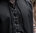 OTTO - Ermeløs snøreskjorte, bomull svart