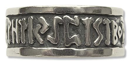 RUNEN VIKING ring af  925 sølv