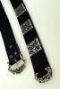 Vikingbelte med prydnagler, ca.4 * 165 cm