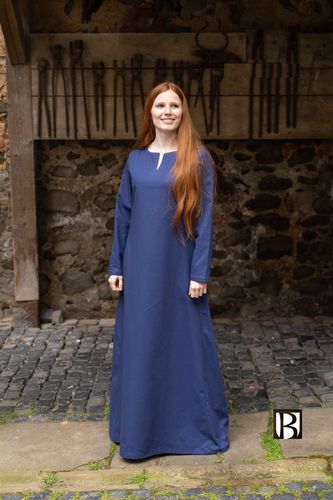FEME, vikingkjole af bomuld, cotton blå