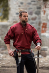 EIKE, middelalderlig bomuldsskjorta rød