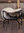Middelalder klappstol med lærsete, karbonstål