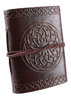 Lille notesbog - ca 9*7 cm håndlavet brun