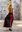 DANA Medeltida kjol, bomull, svart/röd