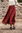 VOLANTE, middelalder nederdel, rødt